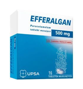 Efferalgan, 500 mg, tabletki musujące, 16 szt.