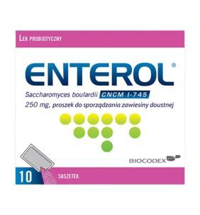 Enterol, 250 mg, proszek, 20 saszetek