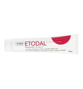 Etodal, 100 mg/g, żel, 100 g, tuba