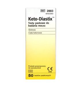 Test paskowy Ketodiastix, 50 pasków