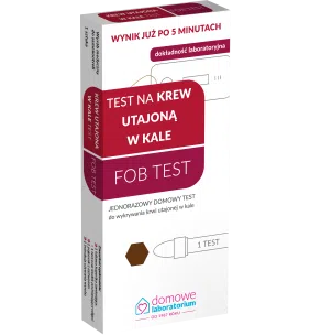 Test FOB, krew utajona w kale, 1 szt