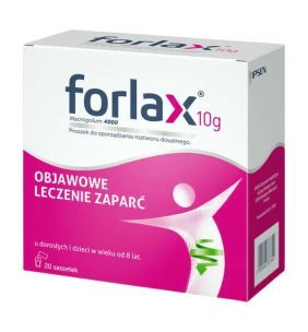 Forlax 10 g, proszek do sporządzania roztworu doustnego, 20 saszetek