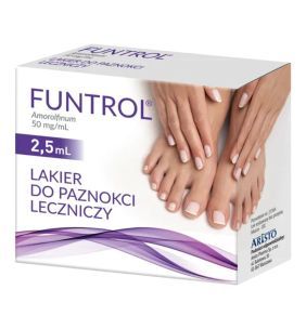 Funtrol, 50 mg/ml, lakier do paznokci leczniczy, 2,5 ml