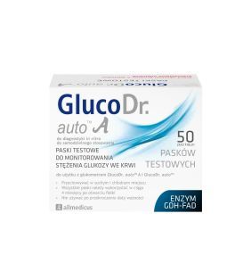 Test paskowy GlucoDr. auto A, 50 pasków