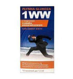Glukoza plynna 1WW z magnezem, sm.pomaranczowy, 10sasz.