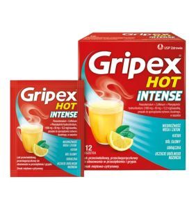 Gripex Hot Intense, prosz.d/sp.roztw.doustn., 12 sasz.