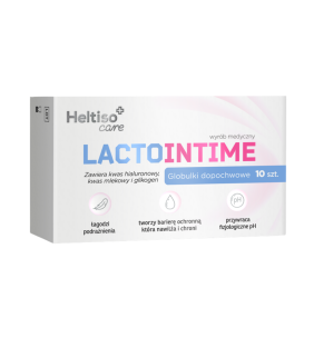 Heltiso Care Lactointime globulki dopochwowe, 10 sztuk
