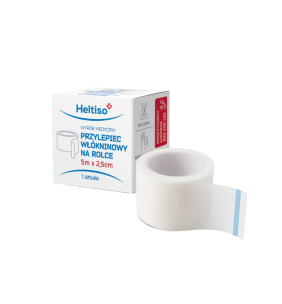 Heltiso Przylepiec włókninowy biały 5m x 2,5cm 
