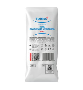 Heltiso, Wata opatrunkowa, bawełniano-wiskozowa, 100 g
