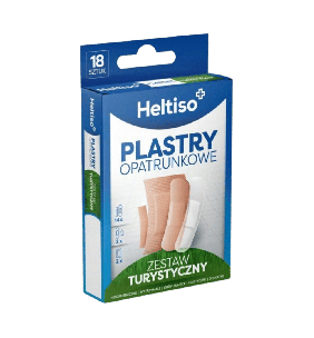 HELTISO, Plastry opatrunkowe Zestaw Turystyczny, 18 szt.