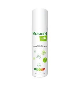 Moskine spray na komary, kleszcze, meszki dla całej rodziny, 90 ml