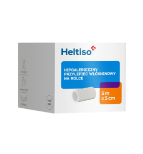 Heltiso przylepiec włókninowy 5m x 5cm