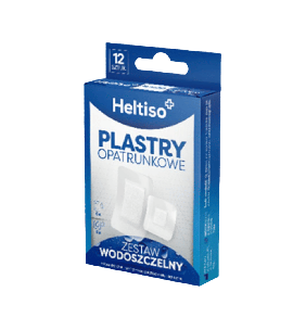 HELTISO, Plastry opatrunkowe, Zestaw Wodoszczelny, 12 szt.