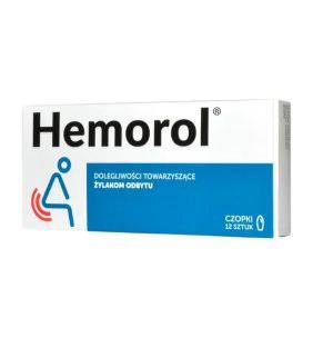 Hemorol, czopki, 12 szt.
