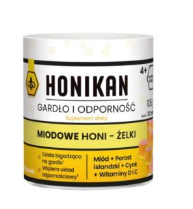 Honikan Gardło i Odporność Miodowe Honi, żelki, 30 szt.