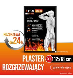 Plaster Rozgrzewający, Hot Plast Forte, 18cmx12cm, 1 szt.