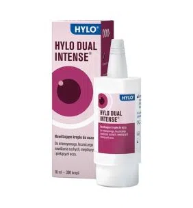 Hylo Dual Intense, krople do oczu nawilżające z ektoiną, 10 ml