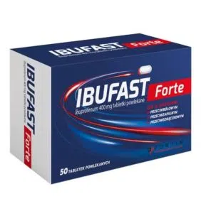 Ibufast Forte, 400 mg, tabletki powlekane, 50 szt.
