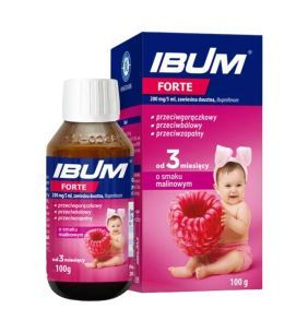 Ibum Forte, 200 mg/5ml, zaw.doust., sm.malinowy, 150 g