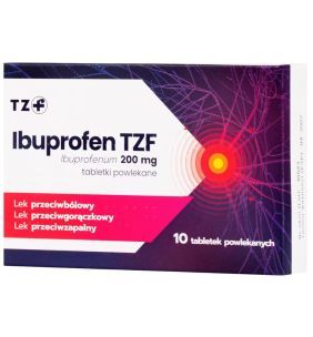 Ibuprofen TZF, 200 mg, tabl.powl., 10 szt