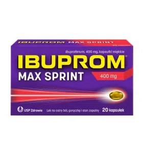 Ibuprom Max Sprint, 400 mg, kapsułki miękkie, 20 szt.
