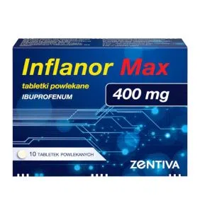 Inflanor Max, 400 mg, tabl.powl., 50 szt