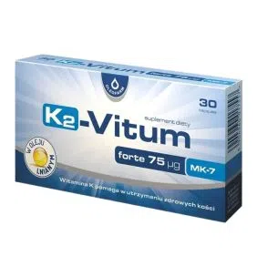 K2-Vitum Forte  75 mcg MK-7, kaps., 30 szt