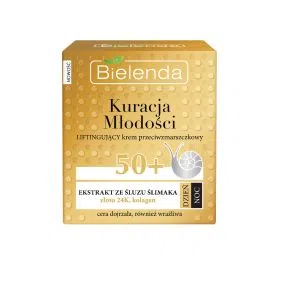 Bielenda Kuracja Młodości 50+, Liftingujący krem przeciwzmarszczkowy na dzień noc, 50 ml