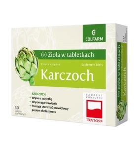 Karczoch, tabletki powlekane, 60 szt.