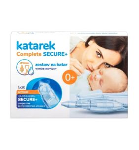 Katarek Complete Secure+(aspir.kat+20amp.soli fizj.0,9%NaCl)