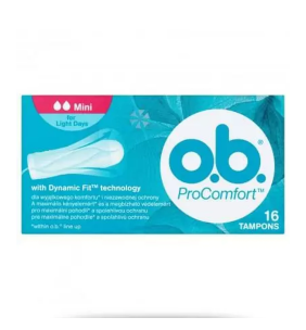 Kenvue, tampon, OB ProComfort Mini, 16 szt