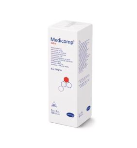 Kompr.wlokn.n/j.Medicomp extra,5x5cm,6w, 100 szt