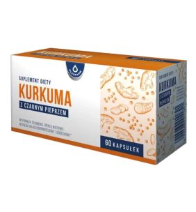 Kurkuma z czarnym pieprzem, kaps.twarde, 60 szt