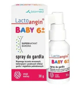 Lactoangin Baby, spray, do gardla, sm.maliny, 30 g