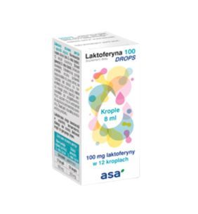 Laktoferyna 100 Drops, krople, 8 ml