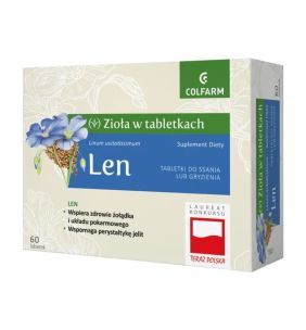 Len, tabletki do ssania, 60 szt.