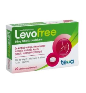 Levofree, 60 mg, tabl.powl., 20 szt