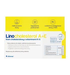 Linocholesterol A+E, krem,cholesterolowy z wit.A i E,90 g