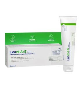 Linovit A+E lekki, krem, lekki,ochronny, z witamin.A i E,80g