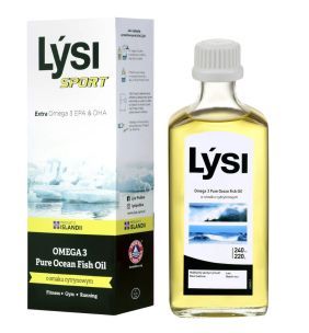 Lysi Sport Omega 3 Pure Ocean Fishoil, sm.cytr., 240 ml	