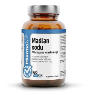 Pharmovit, Maślan sodu 71% kwasu masłowego, kapsułki, 60 szt.