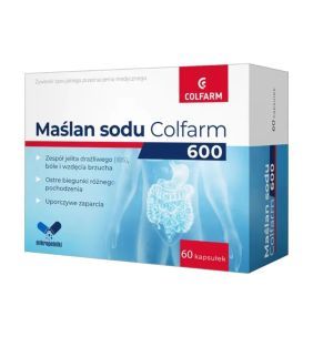 Maślan sodu 600 Colfarm, kaps., 60 szt