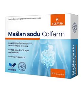 Maślan sodu Colfarm, kaps., 30 szt