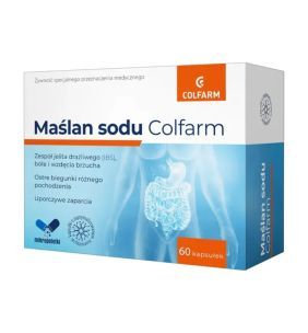 Maślan sodu Colfarm, kaps., 60 szt