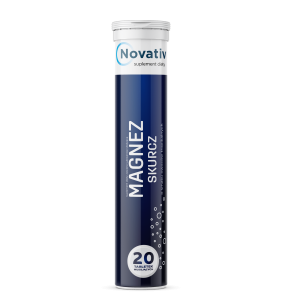 Novativ Magnez Skurcz, tabletki musujące, 20 sztuk