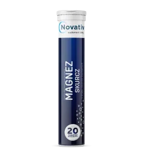  Novativ Magnez Skurcz, tabletki musujące, 20 sztuk