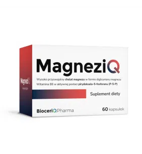 MagneziQ, kaps.twarde, 60 szt