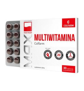 Max Multiwitamina Colfarm, tabletki, 30 szt.
