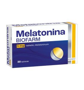 Melatonina Biofarm, 5 mg, tabl., 30 szt
