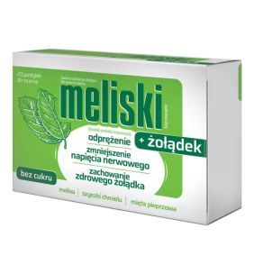 Meliski + żołądek, pastylki do ssania, 20 szt.